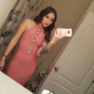 HOUSE OF CB BANDAGE DRESS